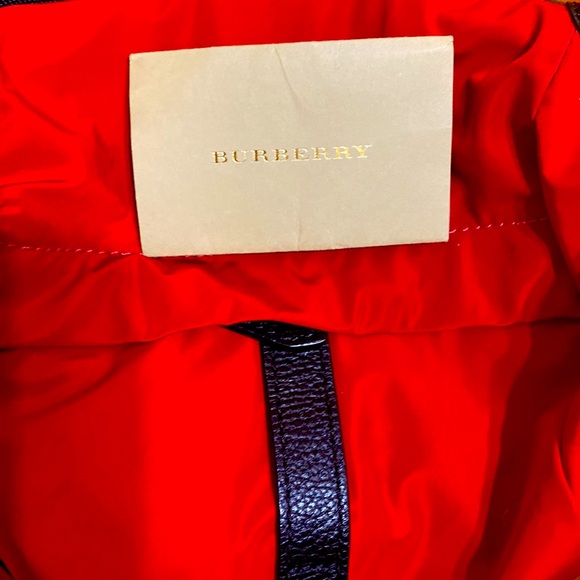 COPY - This is a red Burberry backpack perfect to carry around anywhere! - Picture 4 of 4